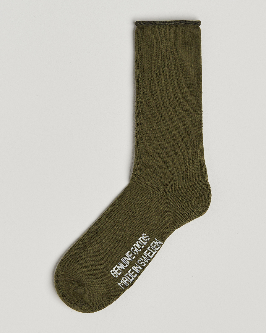 Homme | Sous-Vêtements Et Chaussettes | Sweyd | Cotton Cabin Socks Army Green