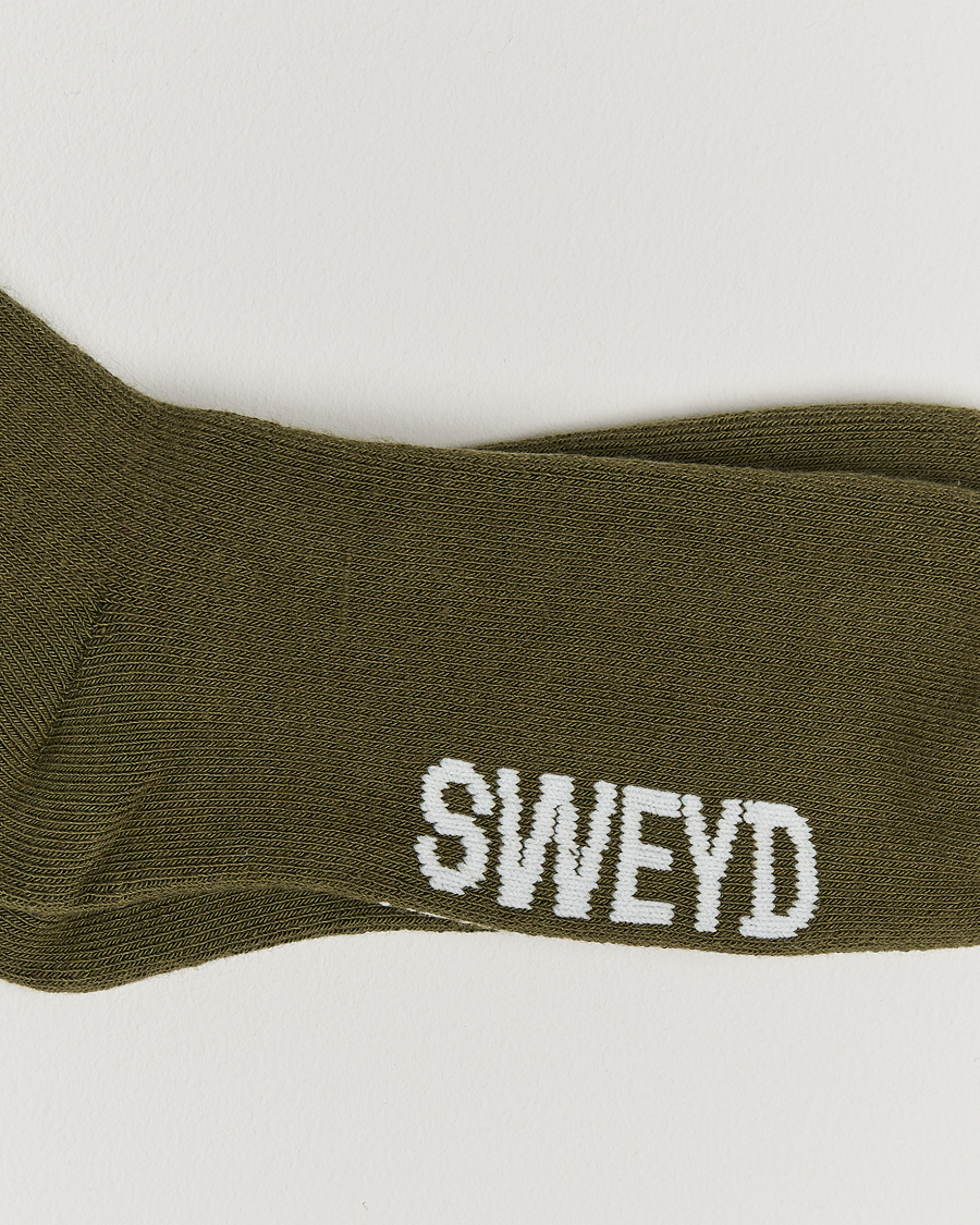 Homme | Sous-Vêtements Et Chaussettes | Sweyd | Cotton Cabin Socks Army Green