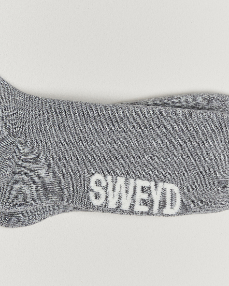 Homme | Sous-Vêtements Et Chaussettes | Sweyd | Cotton Cabin Socks Steel Grey