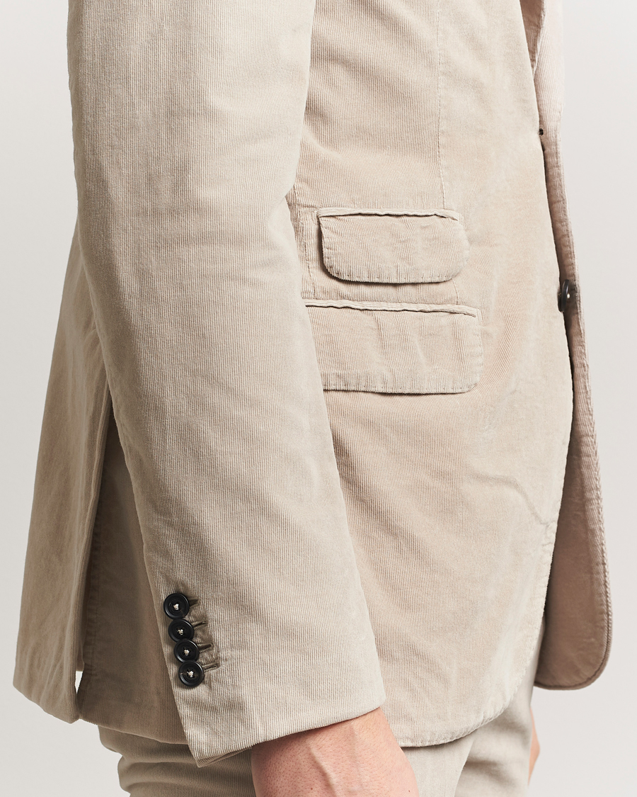 Homme | Costumes | Massimo Alba | Sloop Baby Corduroy Suit Beige