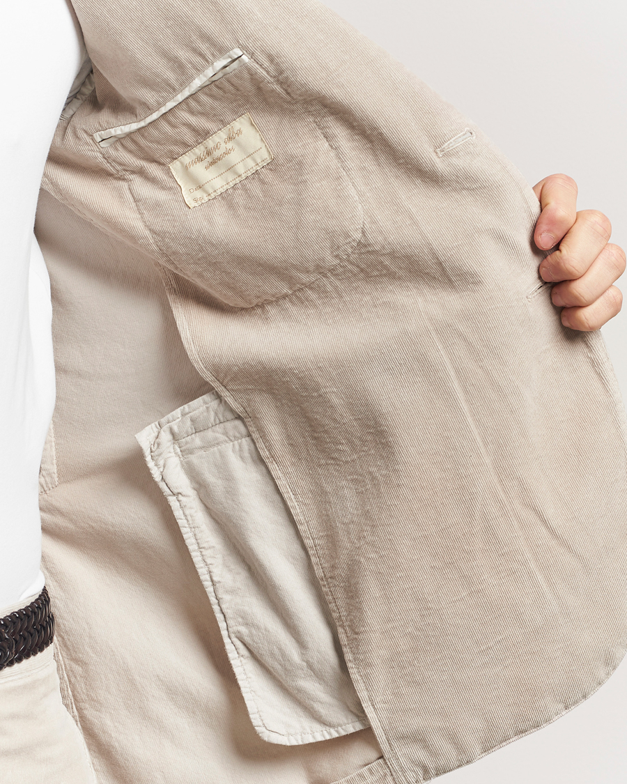Homme | Costumes | Massimo Alba | Sloop Baby Corduroy Suit Beige