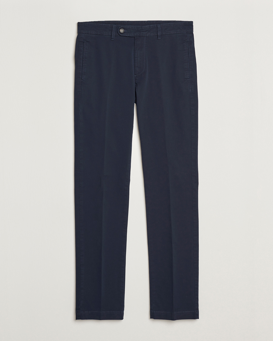 Homme | Pantalons | Massimo Alba | Winch Cotton Trousers Navy