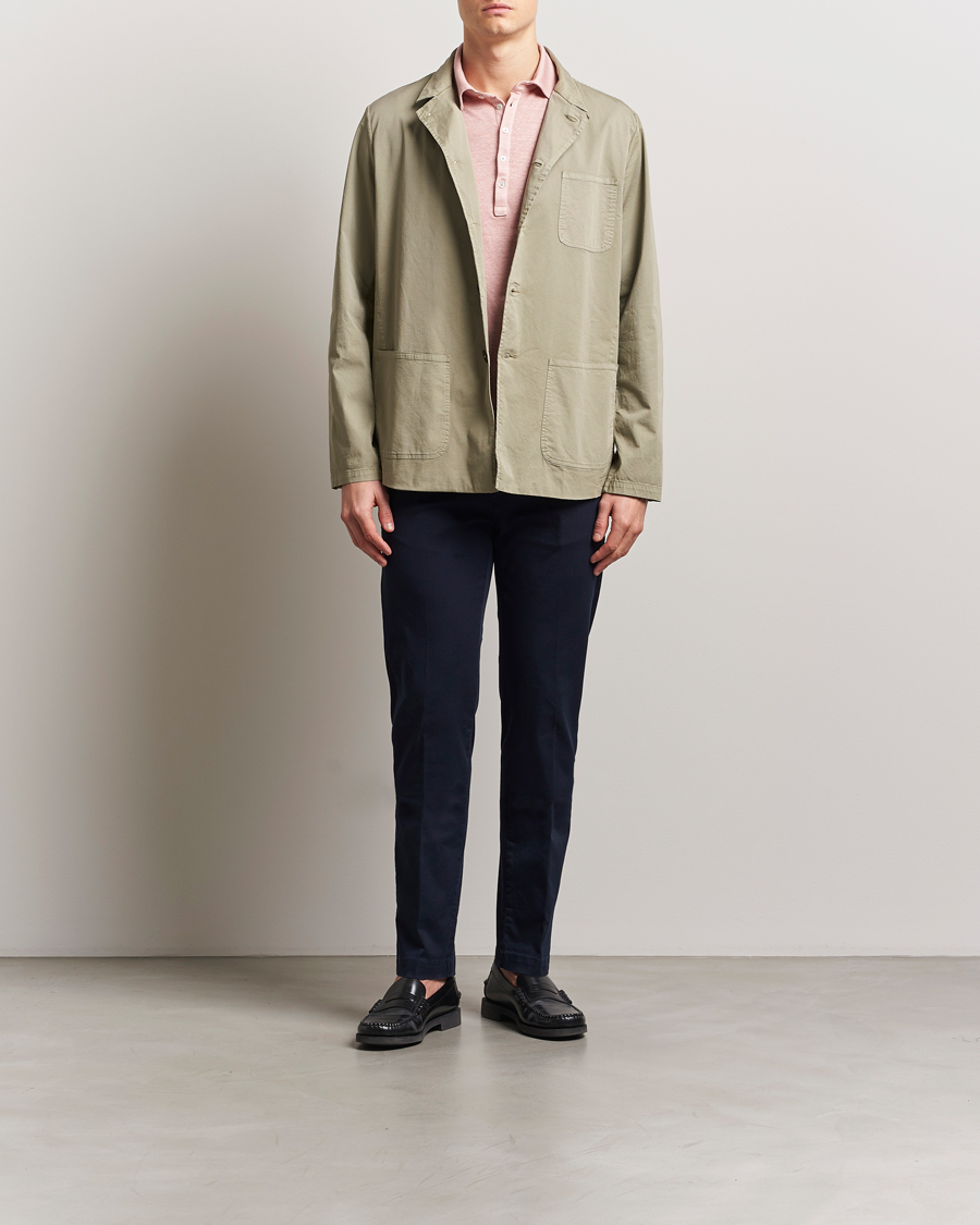 Homme | Pantalons | Massimo Alba | Winch Cotton Trousers Navy