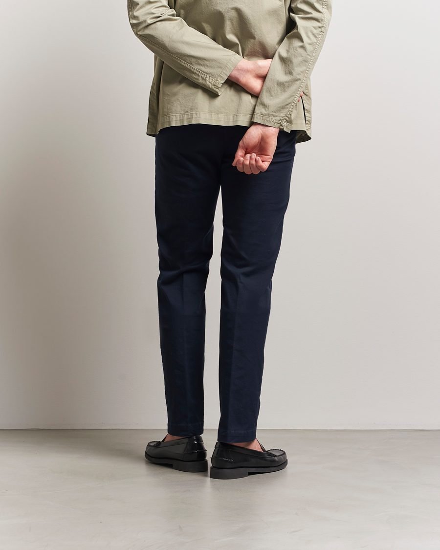 Homme | Pantalons | Massimo Alba | Winch Cotton Trousers Navy