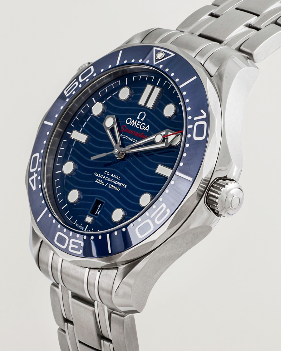 Homme | Omega Pre-Owned Seamaster Diver 300M Steel Blue | Omega Pre-Owned | Seamaster Diver 300M Steel Blue