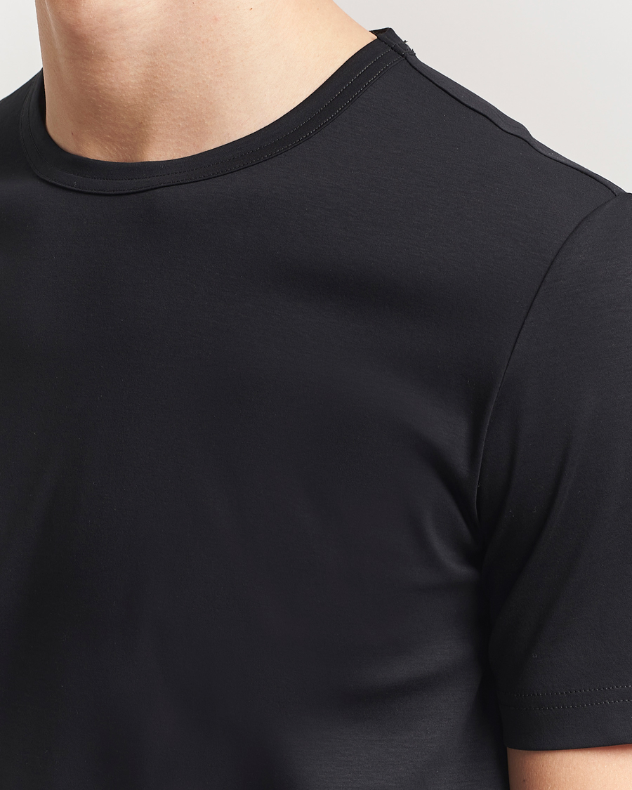 Homme | T-shirts | Tiger of Sweden | Olaf Mercerized Cotton T-Shirt Black