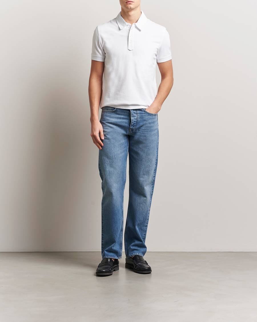 Homme | Polos | Tiger of Sweden | Ronen Cotton Polo Pure White
