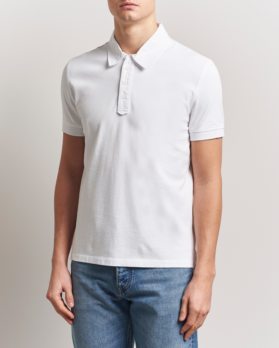 Homme | Polos | Tiger of Sweden | Ronen Cotton Polo Pure White