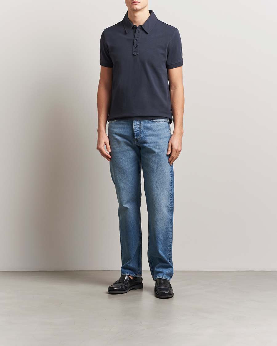 Homme | Polos | Tiger of Sweden | Ronen Cotton Polo Light Ink