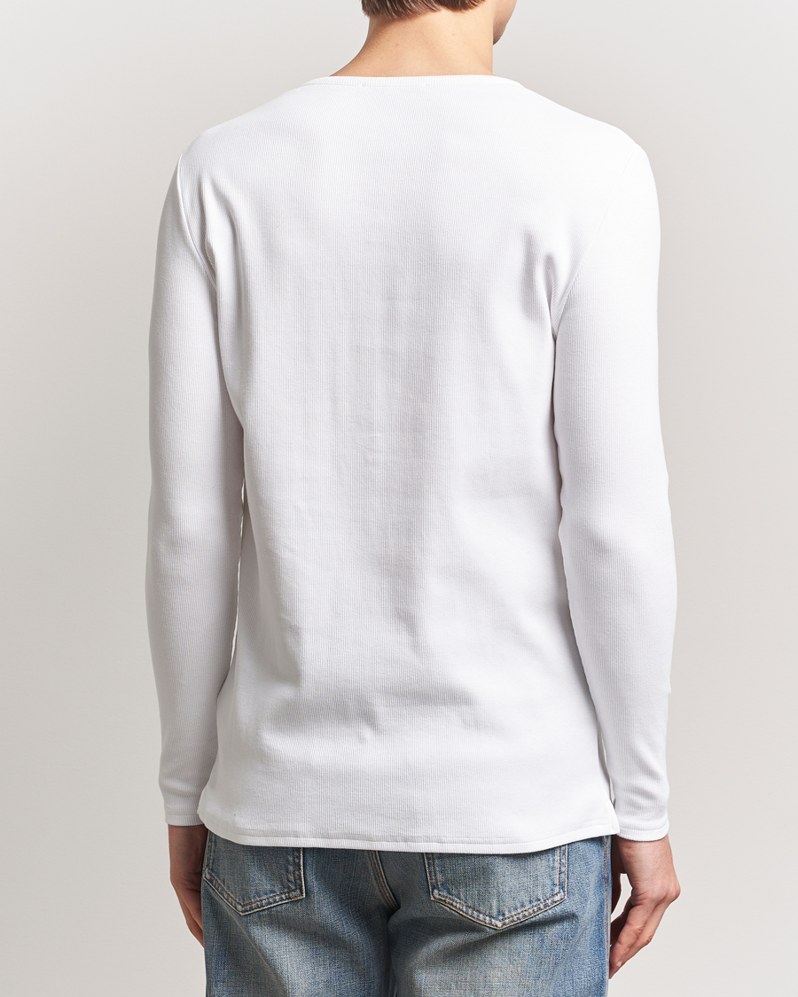 Homme | Pulls Et Tricots | Tiger of Sweden | Roye Long Sleeve Henley Pure White