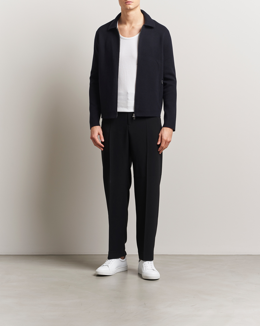 Homme | Pulls Et Tricots | Tiger of Sweden | Celyn Knitted Full Zip Light Ink