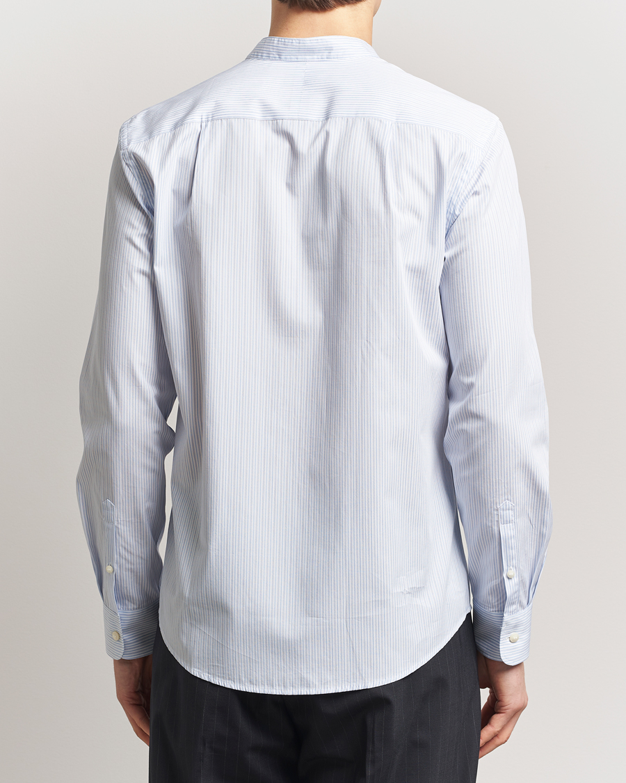 Homme | Chemises | Tiger of Sweden | Spenser Band Collar Shirt Light Blue