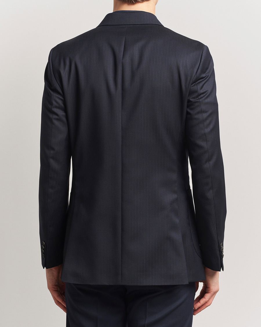 Homme | Blazers | Tiger of Sweden | Joachim Wool Double Breasted Blazer Dark Ink