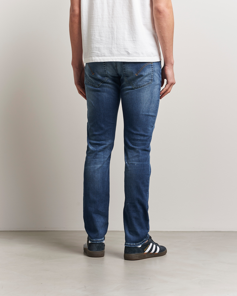 Homme | Jeans | Dondup | George Distressed Jeans Dark Blue