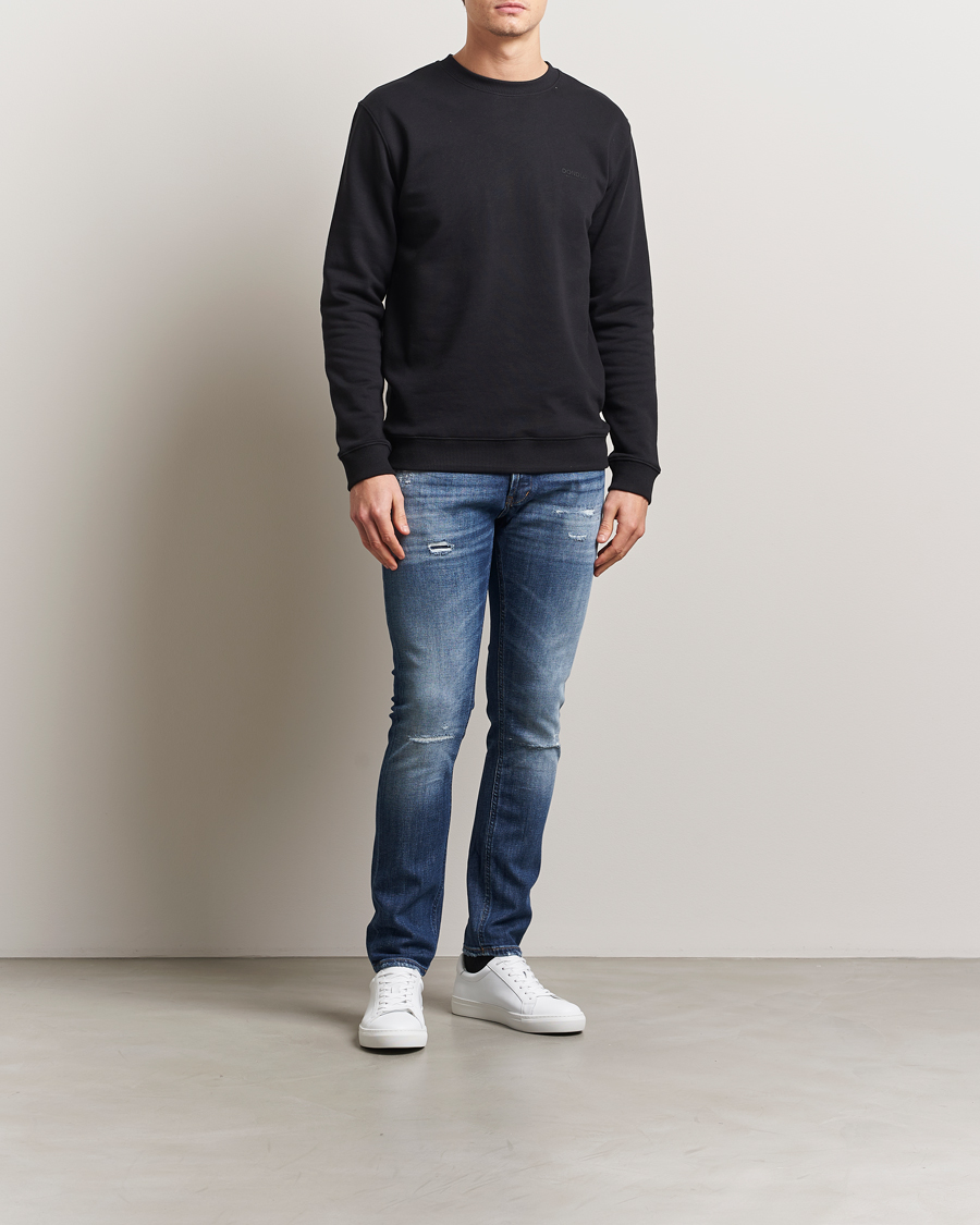 Homme | Jeans | Dondup | George Distressed Jeans Dark Blue