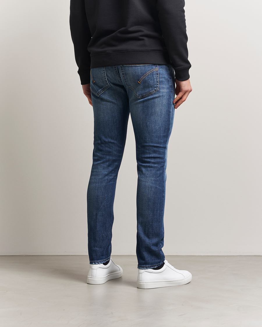 Homme | Jeans | Dondup | George Distressed Jeans Dark Blue