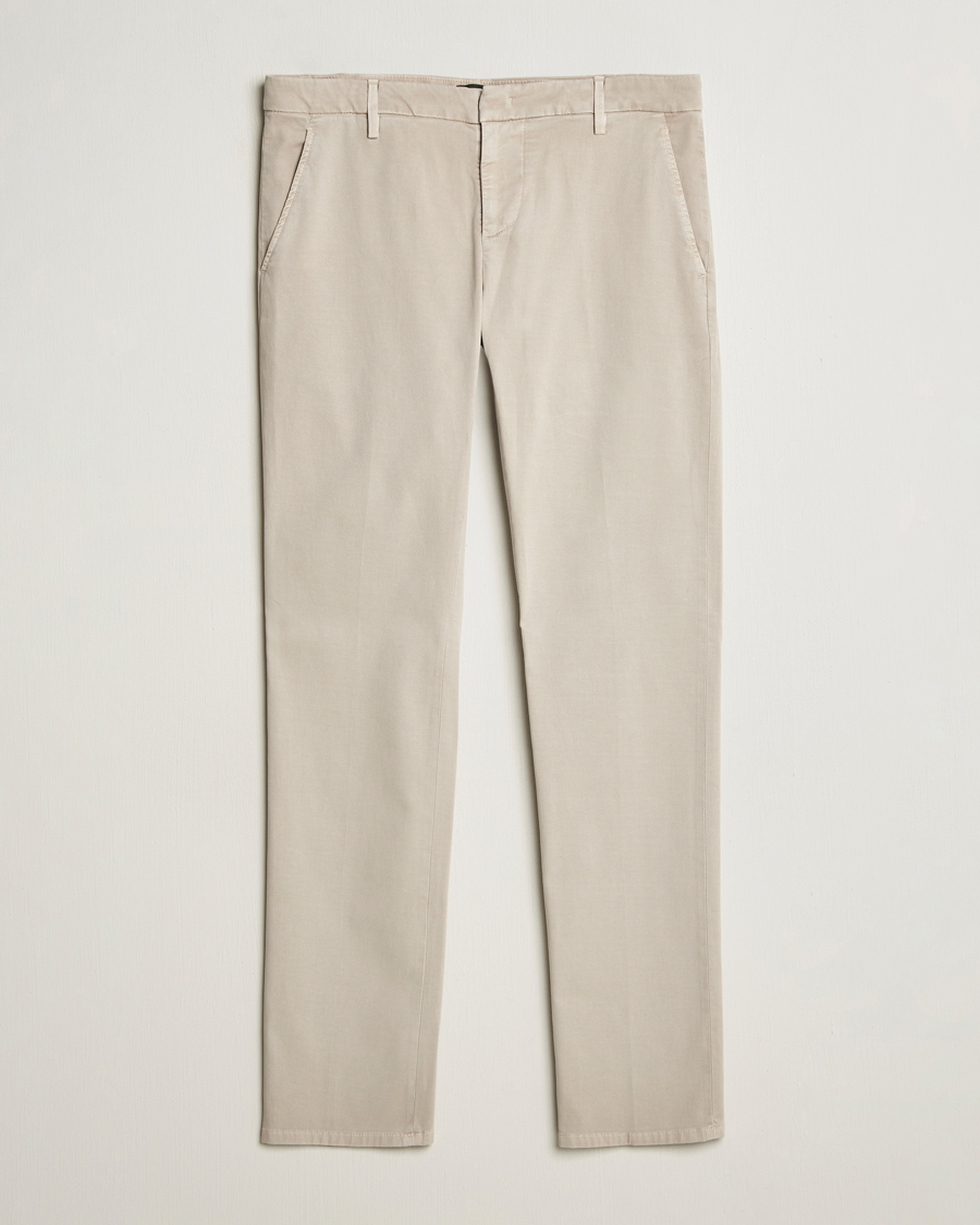 Homme | Pantalons | Dondup | Spiritisimo Peached Gabardine Chino Sand