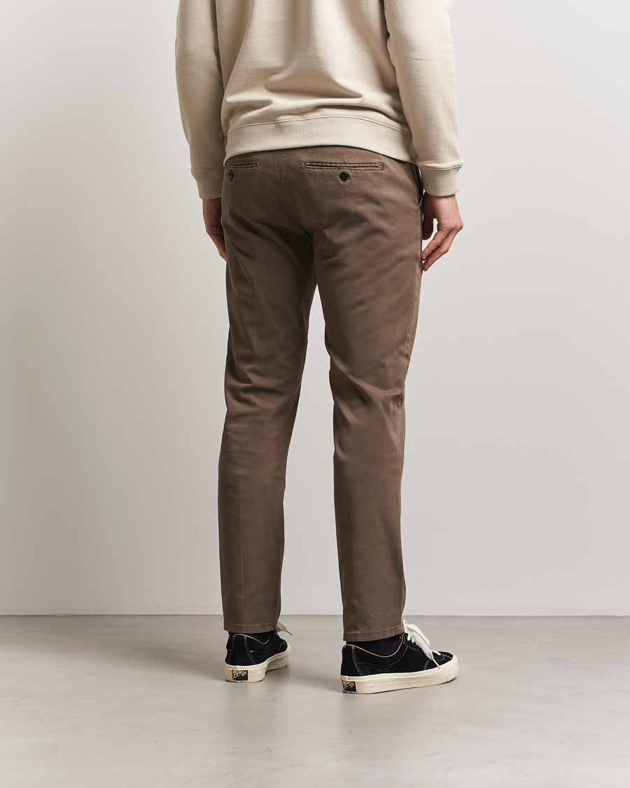 Homme | Pantalons | Dondup | Spiritisimo Peached Gabardine Chino Brown