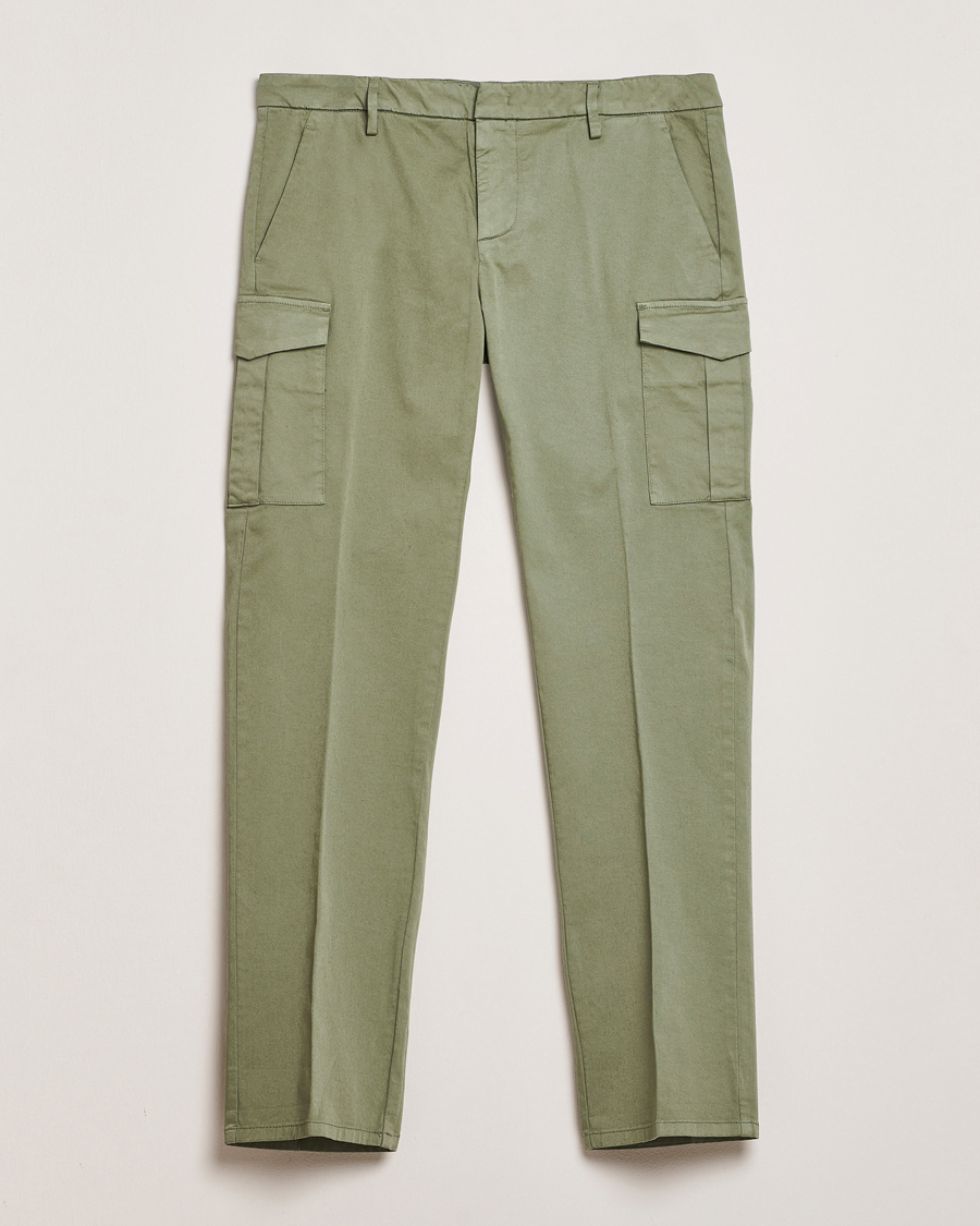 Homme | Pantalons | Dondup | Eddie Cargo Pants Green
