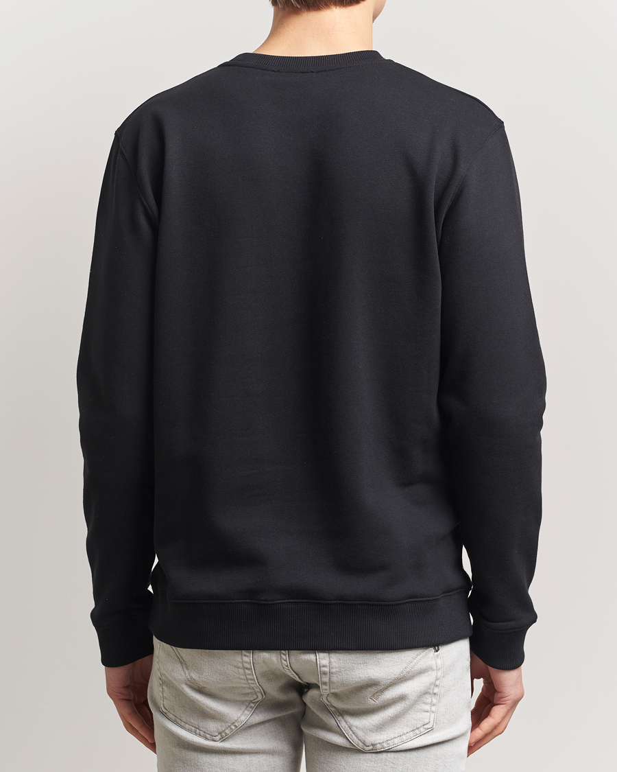 Homme | Pulls Et Tricots | Dondup | Logo Crew Neck Sweatshirt Black