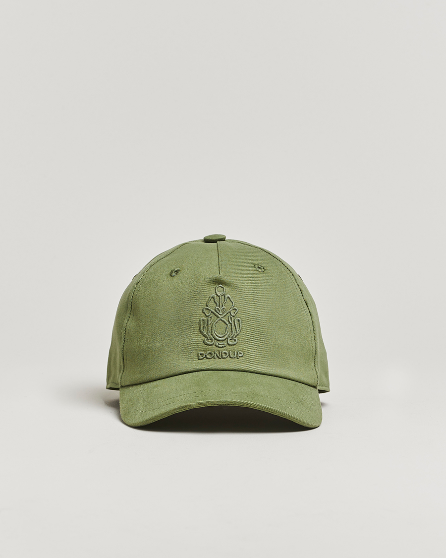 Homme | Dondup Logo Baseball Cap Dark Green | Dondup | Logo Baseball Cap Dark Green