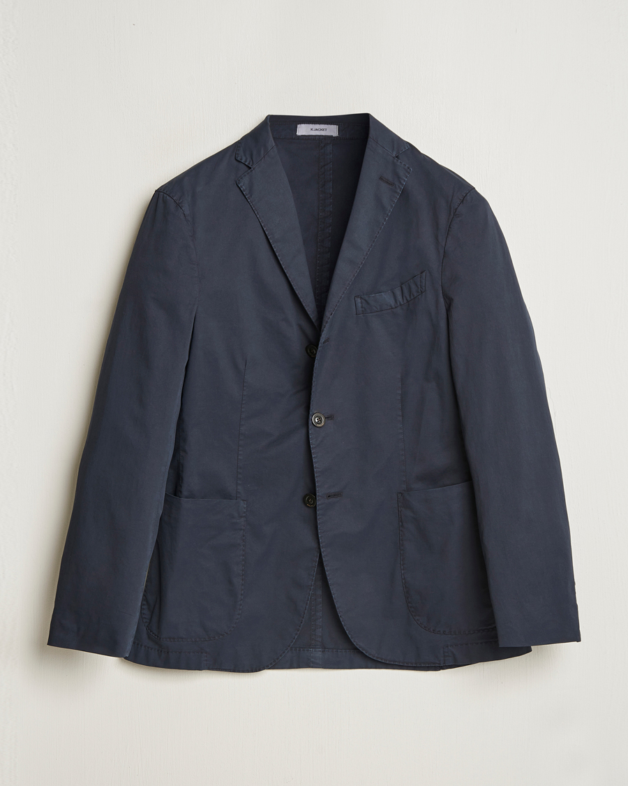 Homme | Blazers | Boglioli | K Jacket Supima Cotton Blazer Navy