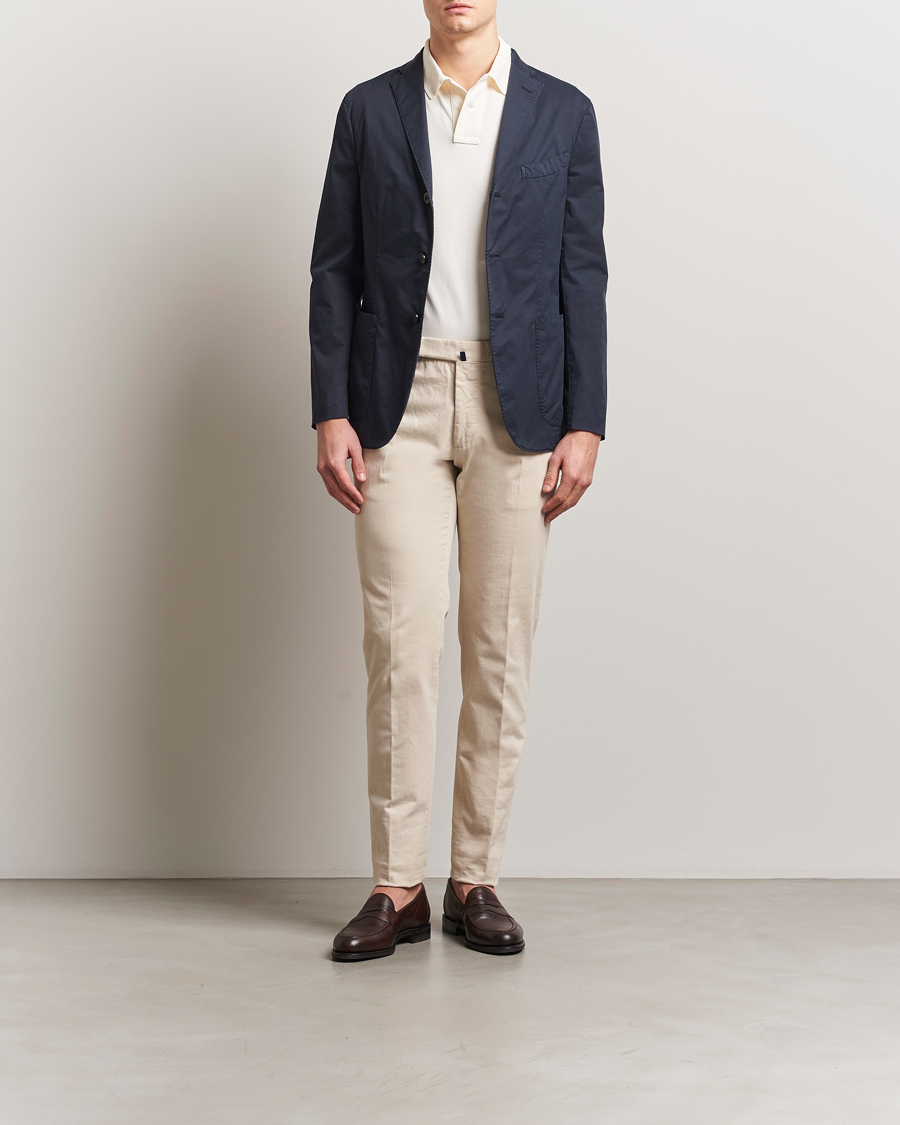 Homme | Blazers | Boglioli | K Jacket Supima Cotton Blazer Navy