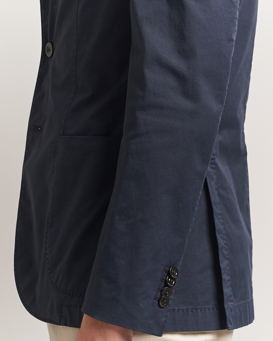 Homme | Blazers | Boglioli | K Jacket Supima Cotton Blazer Navy