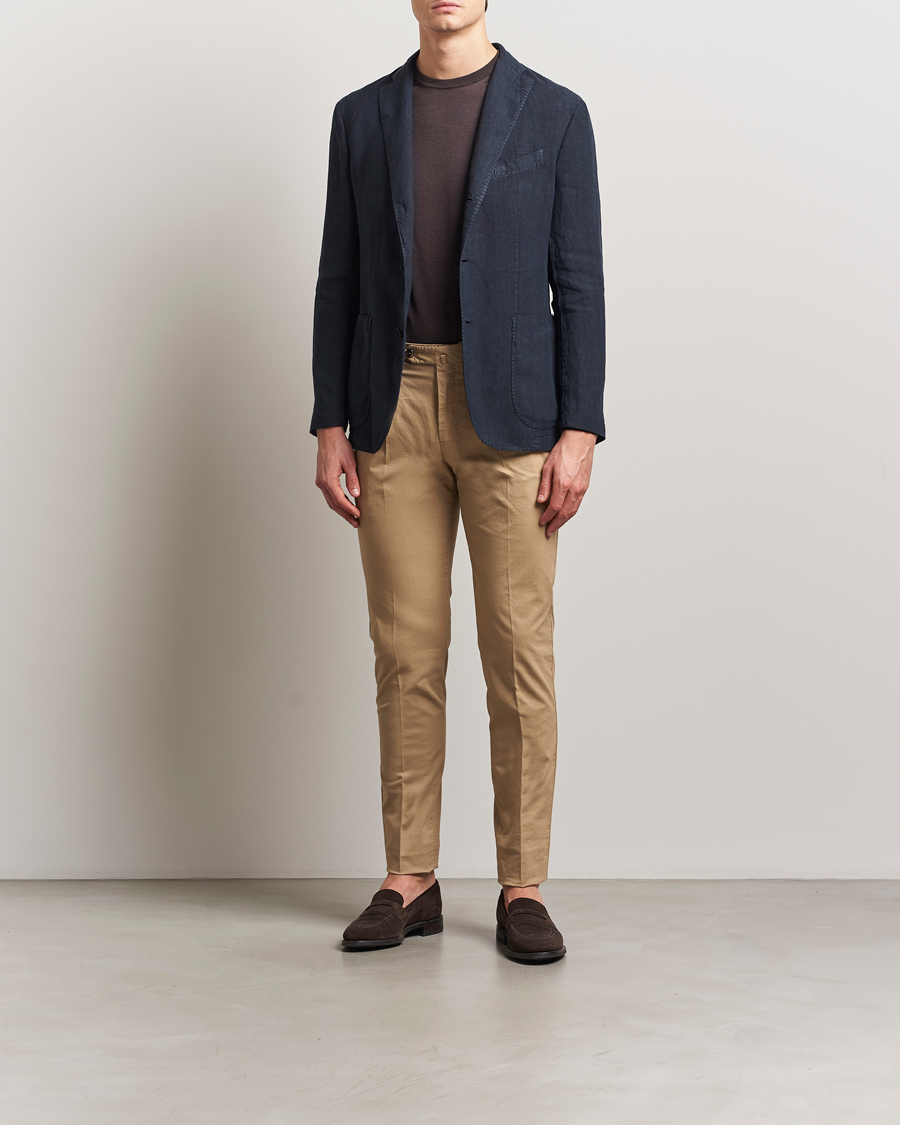 Homme | Blazers | Boglioli | K Jacket Linen Blazer Navy
