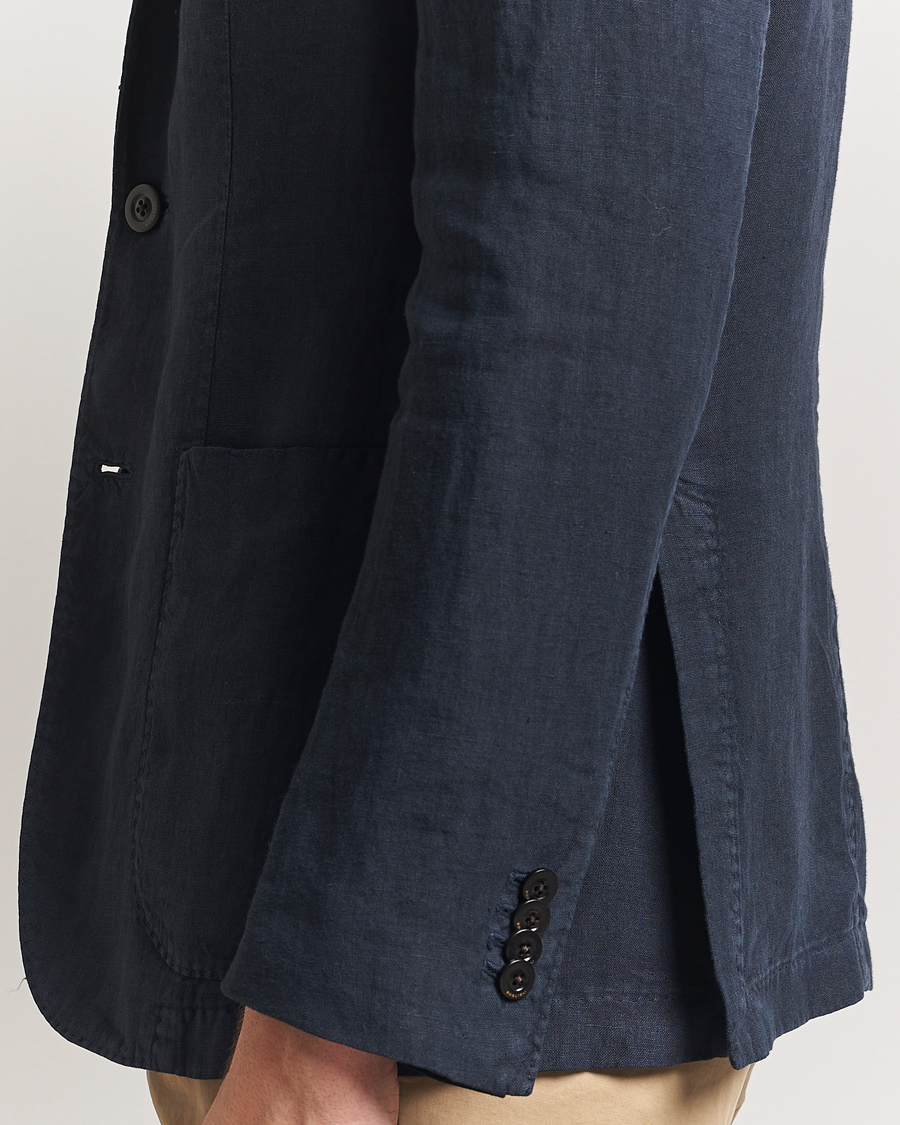 Homme | Blazers | Boglioli | K Jacket Linen Blazer Navy