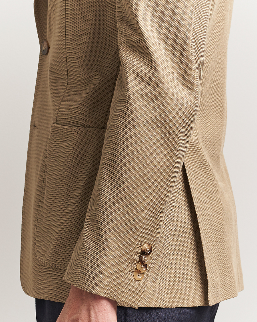 Homme | Blazers | Boglioli | K Jacket Hopsack Jersey Blazer Beige