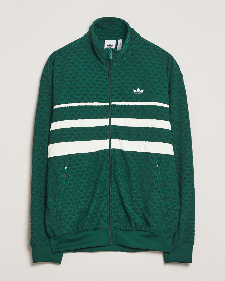 Homme | Pulls Et Tricots | adidas Originals | Q12 Monogram Track Jacket Green