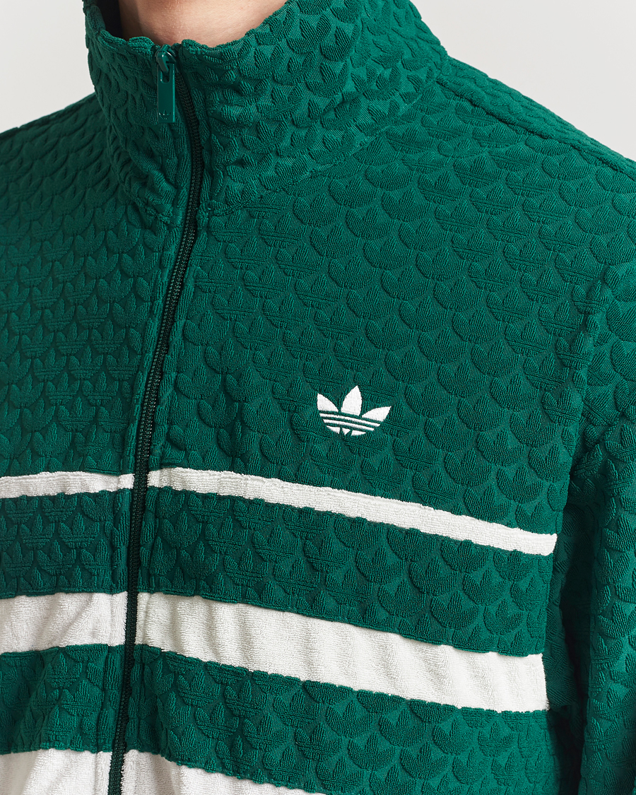 Homme | Pulls Et Tricots | adidas Originals | Q12 Monogram Track Jacket Green