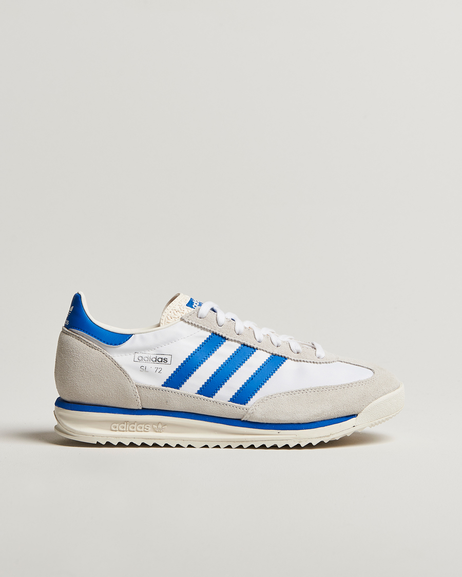 Homme | adidas Originals SL 72 RS Sneaker White/Blue | adidas Originals | SL 72 RS Sneaker White/Blue