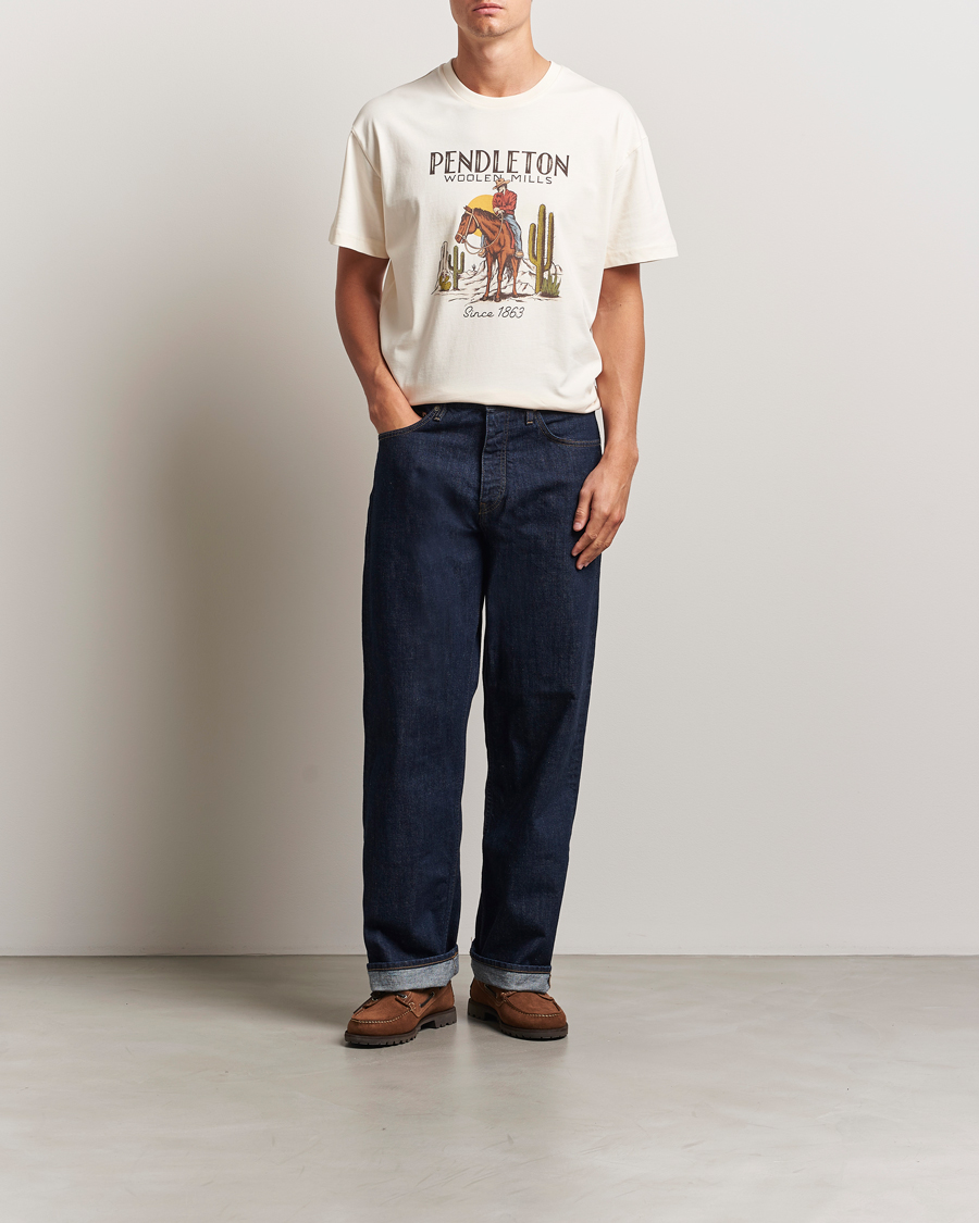 Homme | T-shirts | Pendleton | Cowboy T-Shirt White