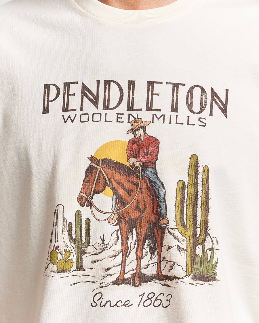 Homme | T-shirts | Pendleton | Cowboy T-Shirt White