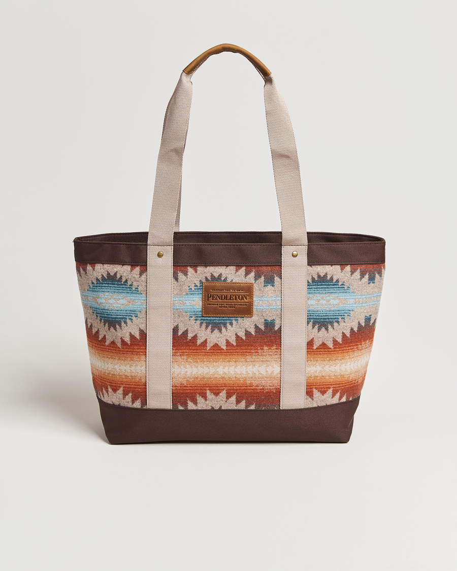 Homme | Pendleton Zip Tote Bag Sunset Pass Brown | Pendleton | Zip Tote Bag Sunset Pass Brown