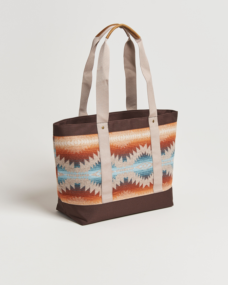 Homme | Pendleton Zip Tote Bag Sunset Pass Brown | Pendleton | Zip Tote Bag Sunset Pass Brown