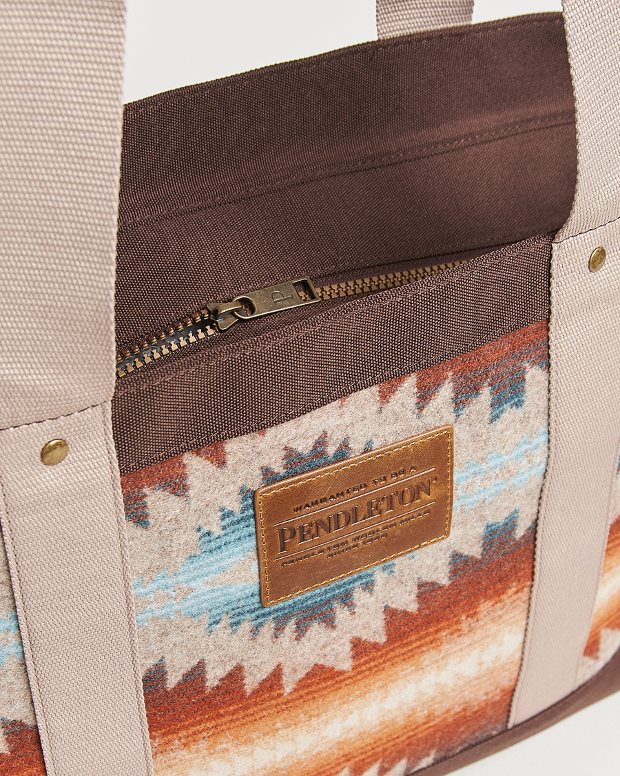 Homme | Pendleton Zip Tote Bag Sunset Pass Brown | Pendleton | Zip Tote Bag Sunset Pass Brown