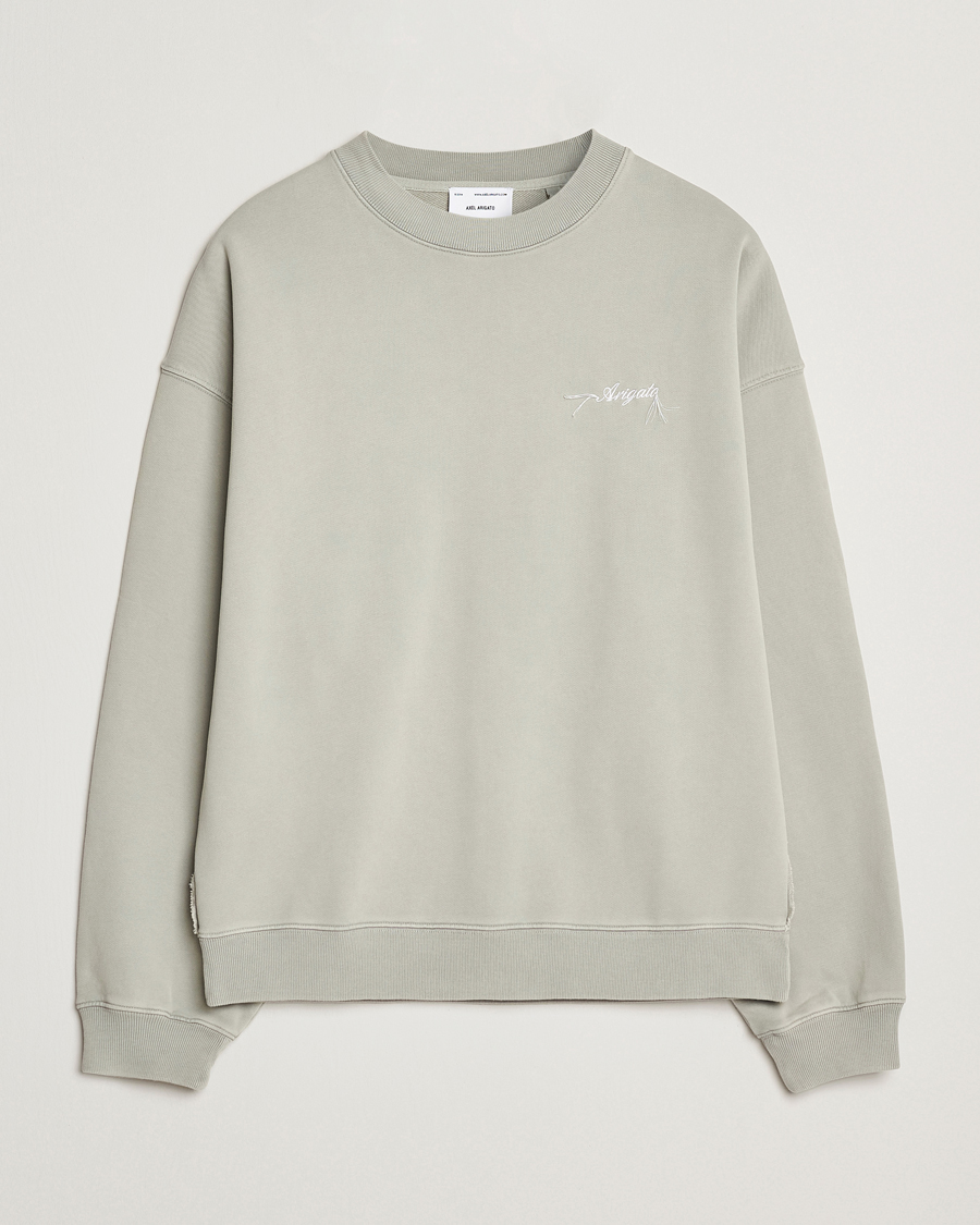 Homme | Pulls Et Tricots | Axel Arigato | Honor Washed Sweatshirt Sage Green