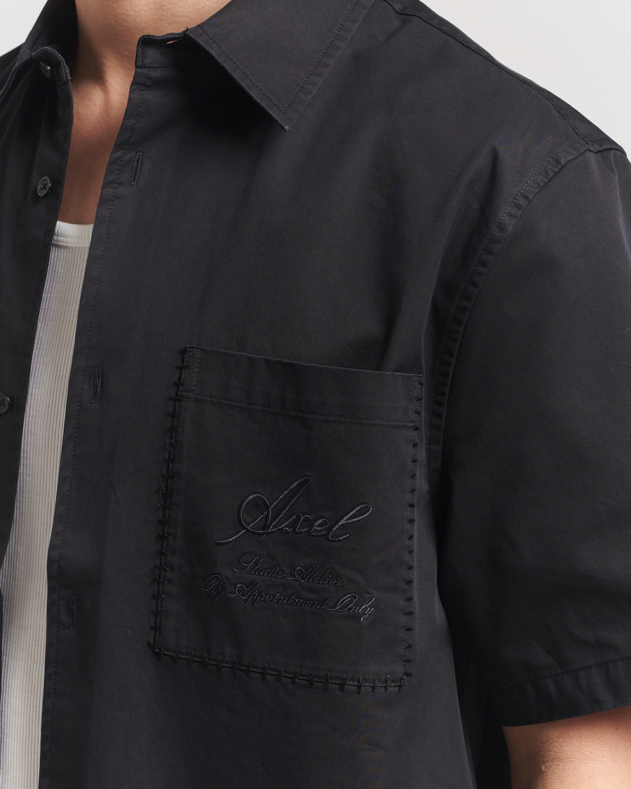 Homme | Chemises | Axel Arigato | Stitch Embroidered Shirt Black