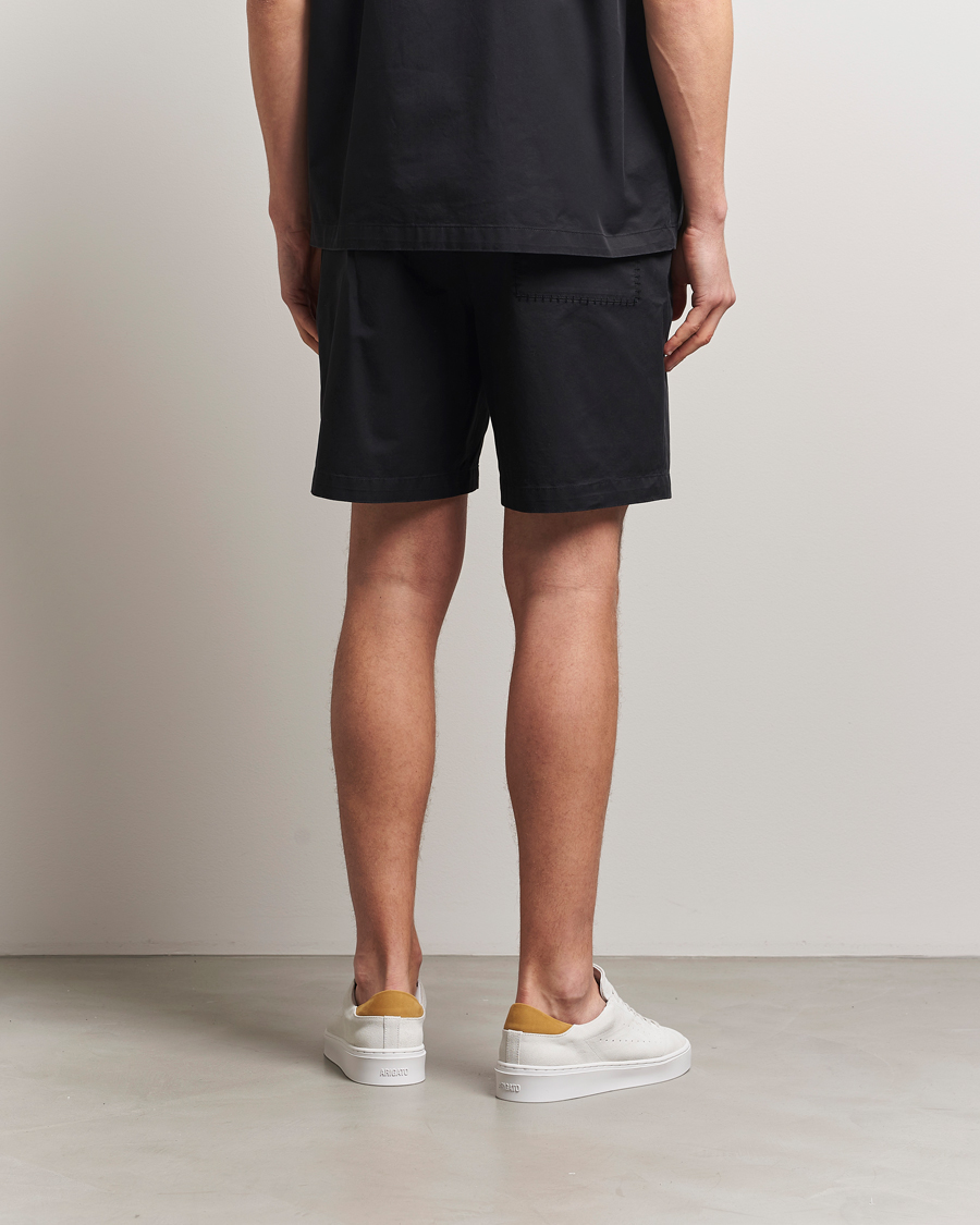 Homme | Shorts | Axel Arigato | Stitch Embroidered Shorts Black