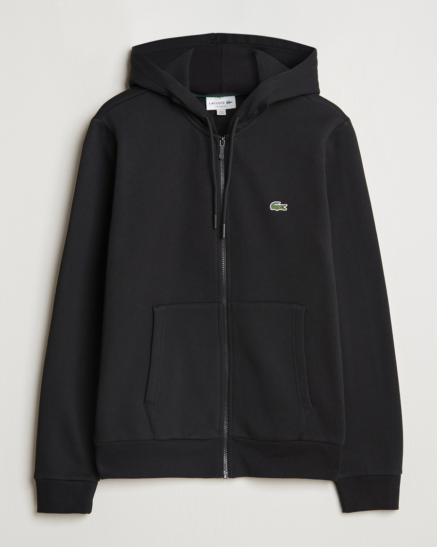Homme | Pulls Et Tricots | Lacoste | Full Zip Hoodie Black