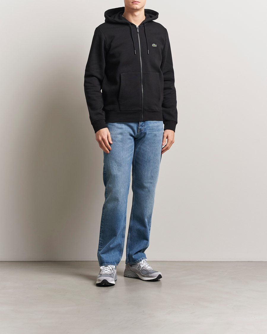 Homme | Pulls Et Tricots | Lacoste | Full Zip Hoodie Black