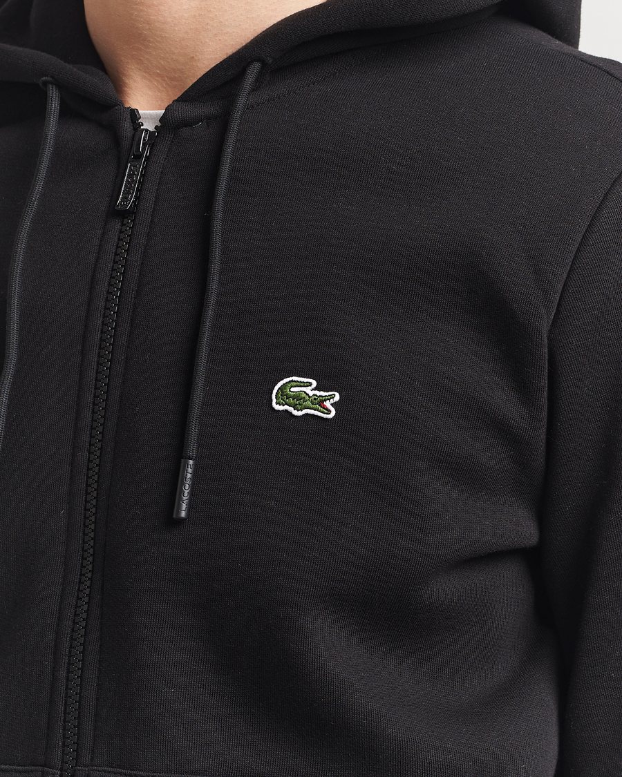 Homme | Pulls Et Tricots | Lacoste | Full Zip Hoodie Black