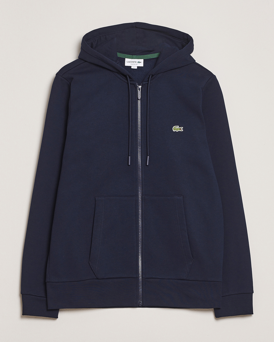 Homme | Pulls Et Tricots | Lacoste | Full Zip Hoodie Navy Blue