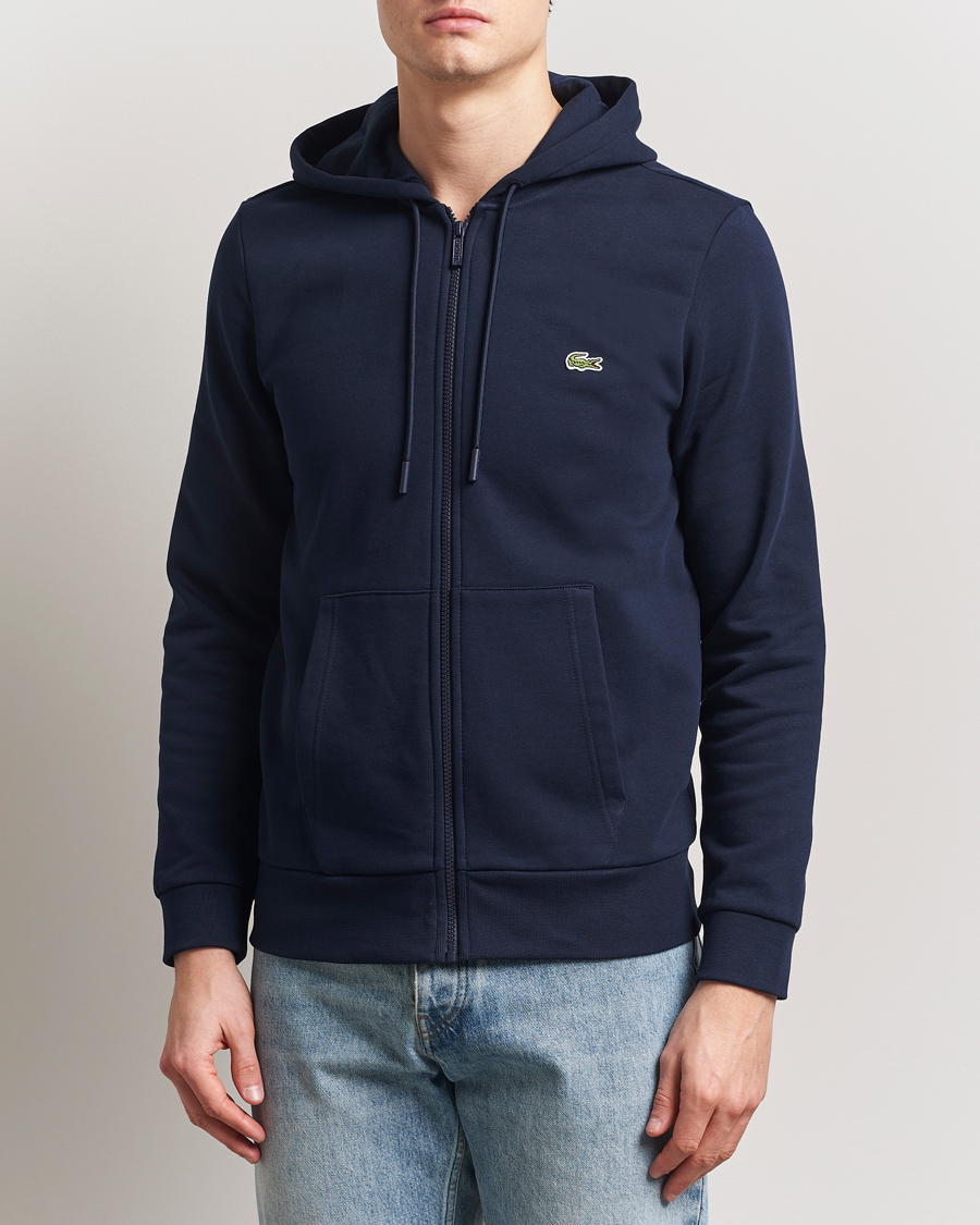 Homme | Pulls Et Tricots | Lacoste | Full Zip Hoodie Navy