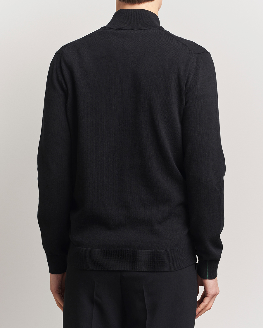 Homme | Pulls Et Tricots | Lacoste | Cotton Knitted Half Zip Black