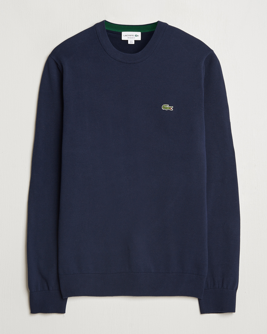 Homme | Pulls Et Tricots | Lacoste | Cotton Knitted Sweater Navy