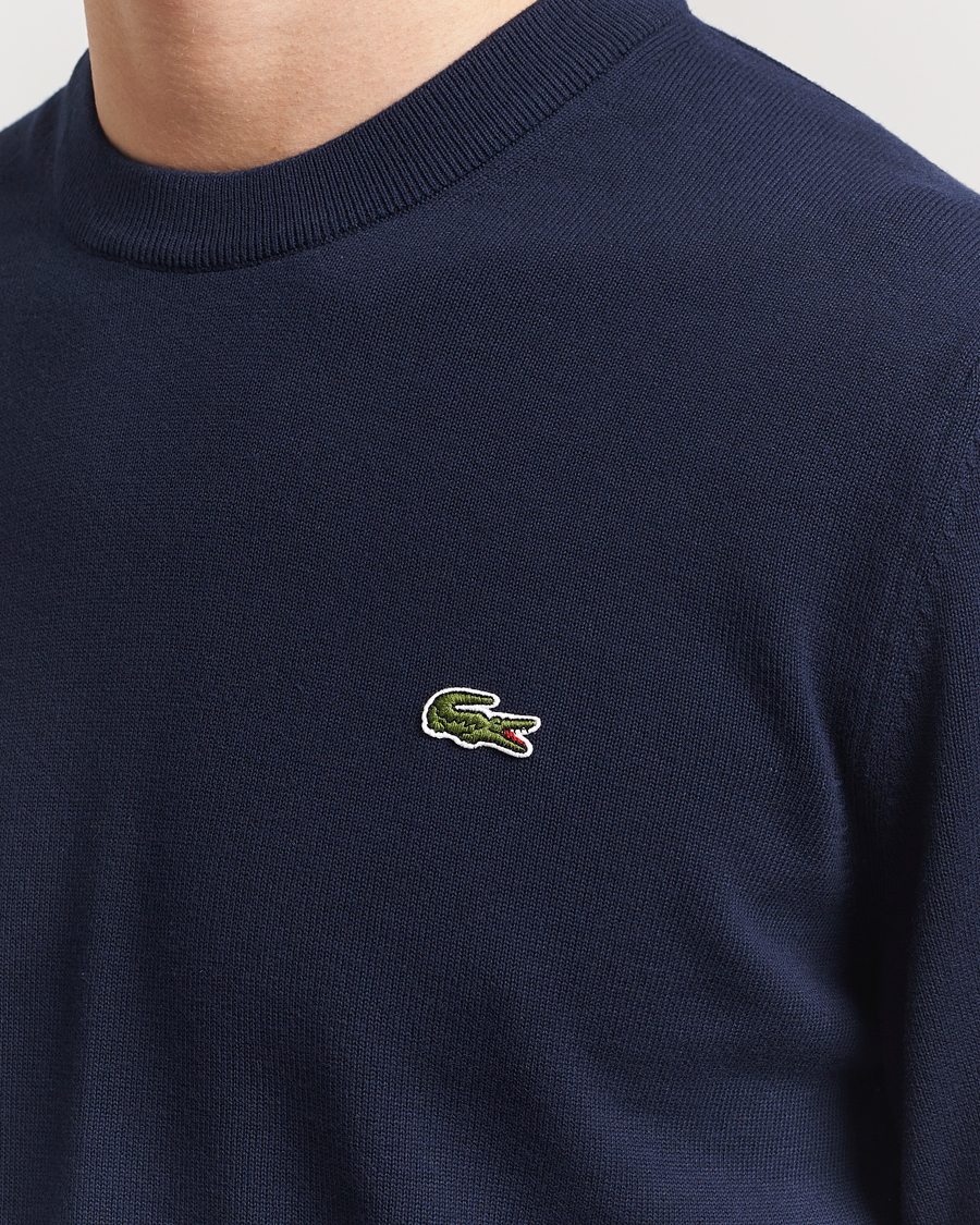 Homme | Pulls Et Tricots | Lacoste | Cotton Knitted Sweater Navy